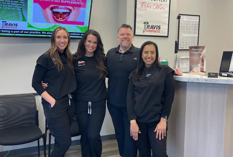 Travis Chiropractic In Tulsa reception desk
