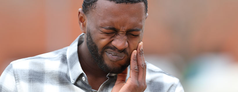 patient needing jaw pain treatment in Tulsa